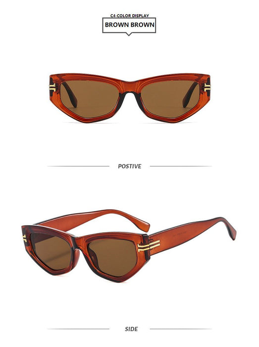 Small frame cat's eye personalized light luxury Sunglasses