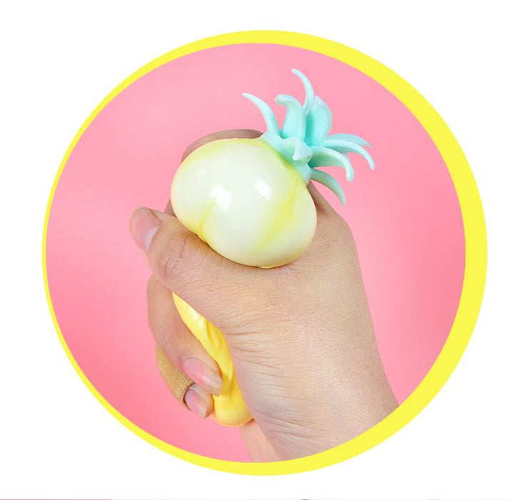 New Cheap Flour Pineapple Relief Stress Balls Fidget Toys Squeeze Fruit Anti Stress Decompression for Kids Antistress Children