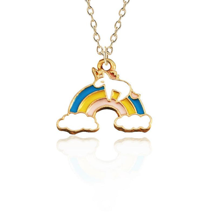 Cartoon Cute Unicorn Necklace