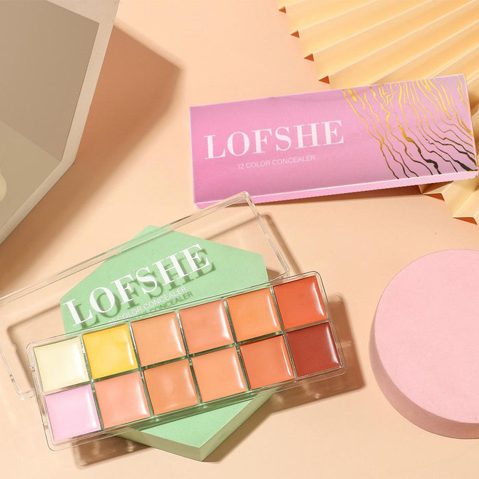 12 colour concealer, lasting nude make-up to cover pox and ink.