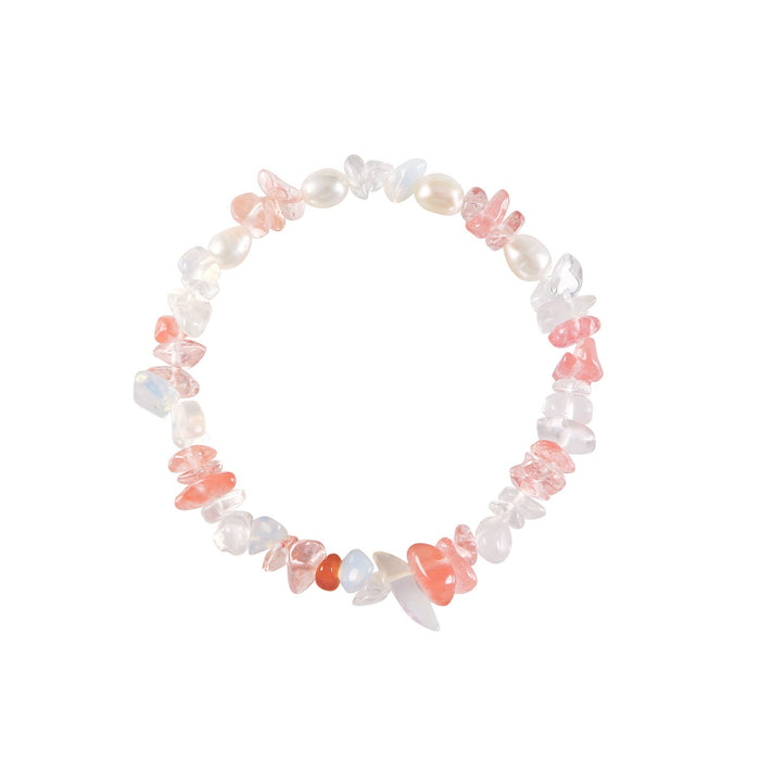 Handmade Agate Crystal Beaded Bracelet