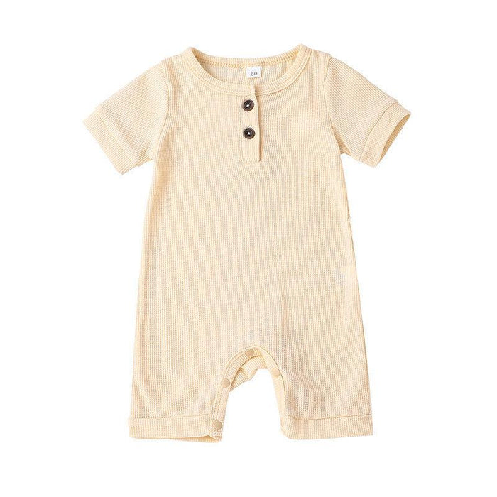 Multicolor Infant Short Sleeve Jumpsuit