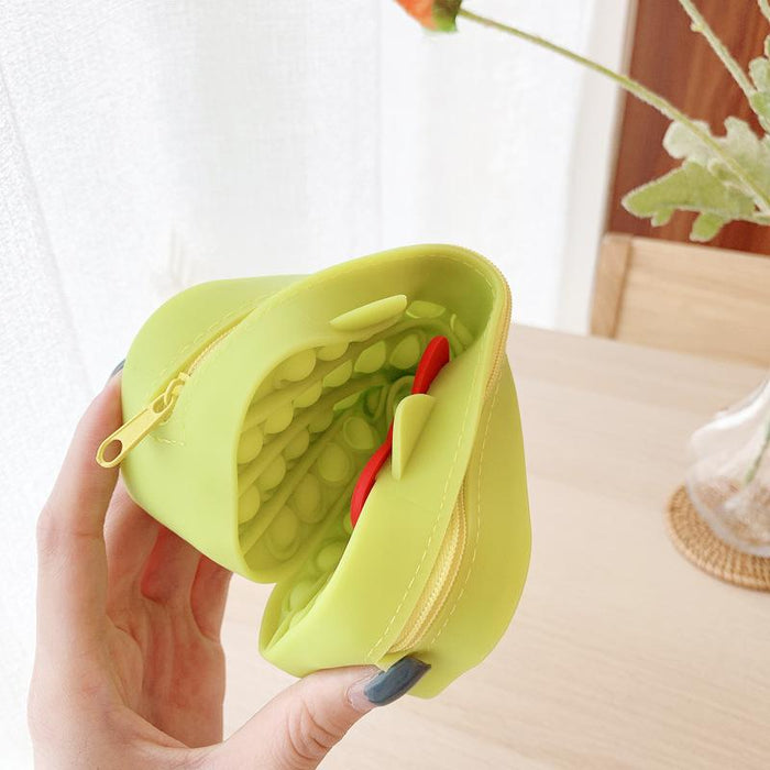 Unzip stationery storage silicone toys