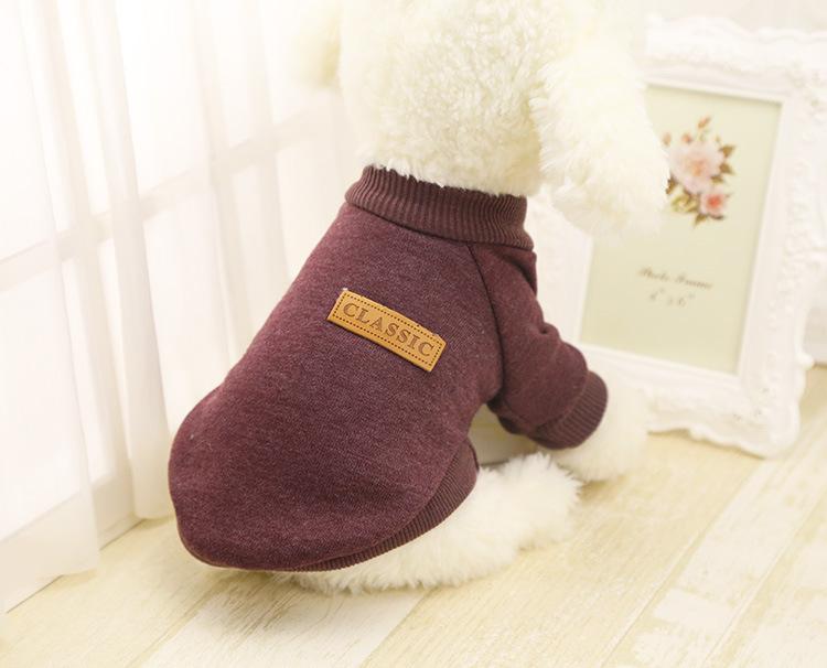 Puppy Clothes Soft Pet Dog Sweaters Dog Winter Chihuahua Clothes