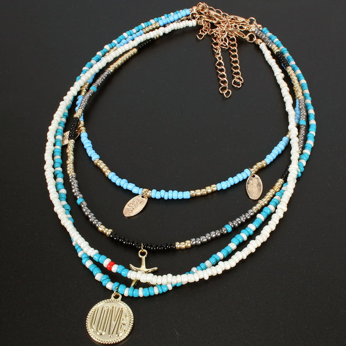 Women's Jewelry Bohemian Multi-layer Personalized Sweater Chain Necklace