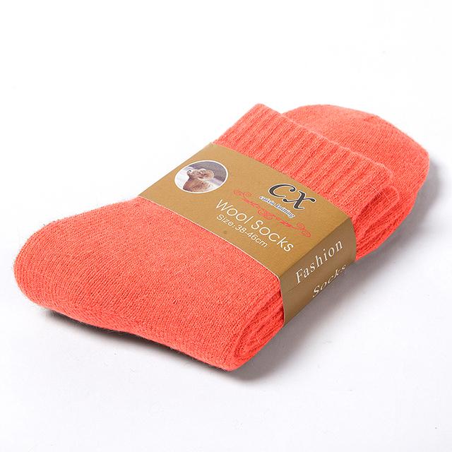 Winter Warm Women Socks Wool