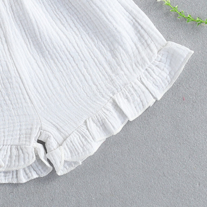 One shoulder flare sleeve three piece set