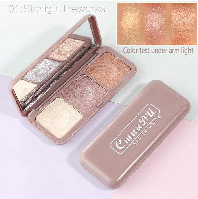 Fingertip three colour mashed potato shadow mask