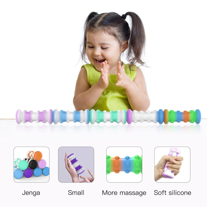 3D Ball Stick Toys Silicone Push Bubble