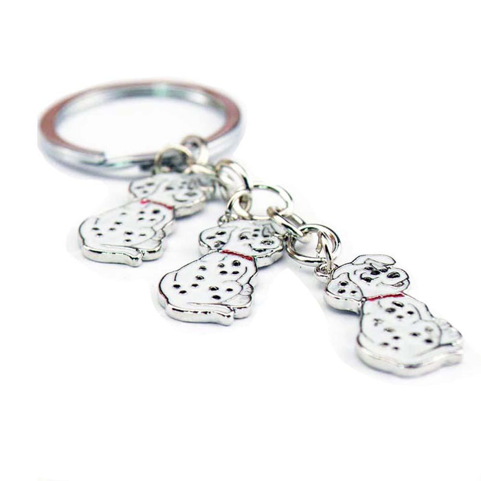 Cartoon Pet Dog Metal Keychain