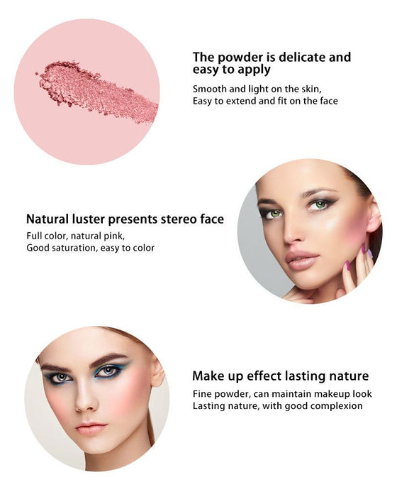 Single colour matte blush blush