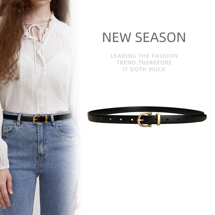 Simple Fashion Thin Belt Jeans Belt