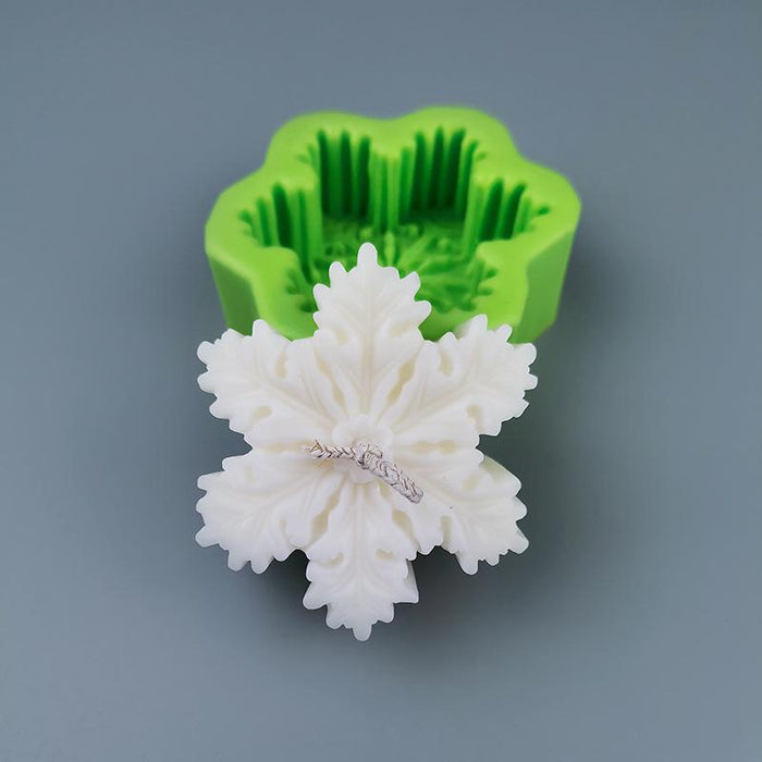 Christmas Snowflake Handmade Soap Epoxy Candle Mold