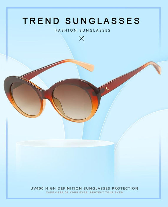 Oval rice nail simple Sunglasses