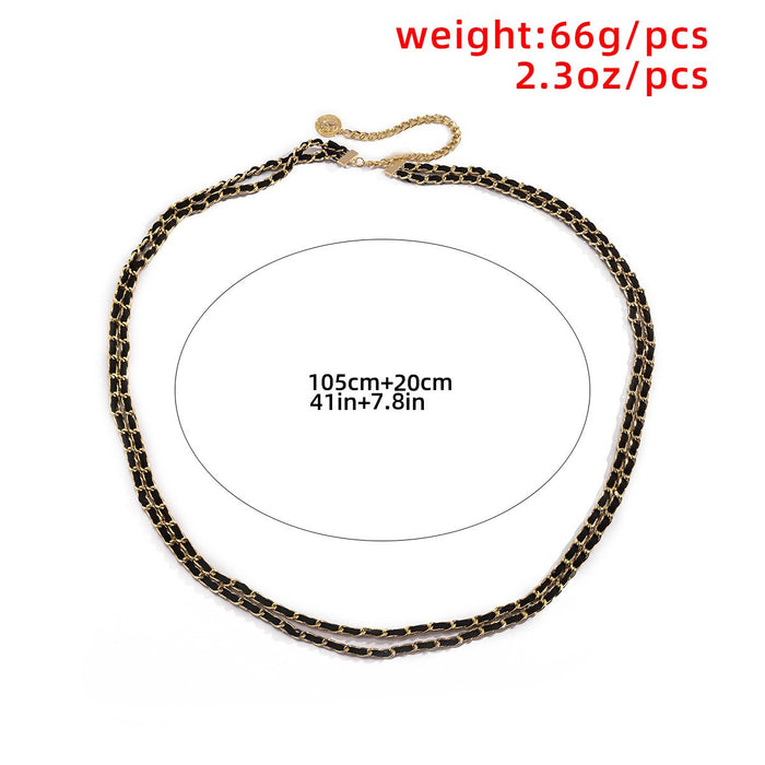 Retro Relief Pendant Body Chain Sexy Simple Waist Chain