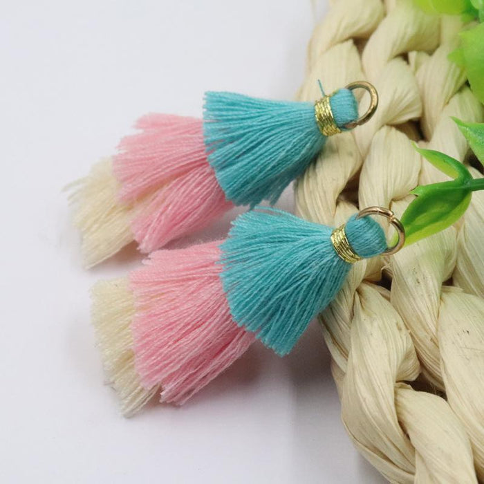 100 Pieces Three-layer Handmade Diy Tassel Pendant