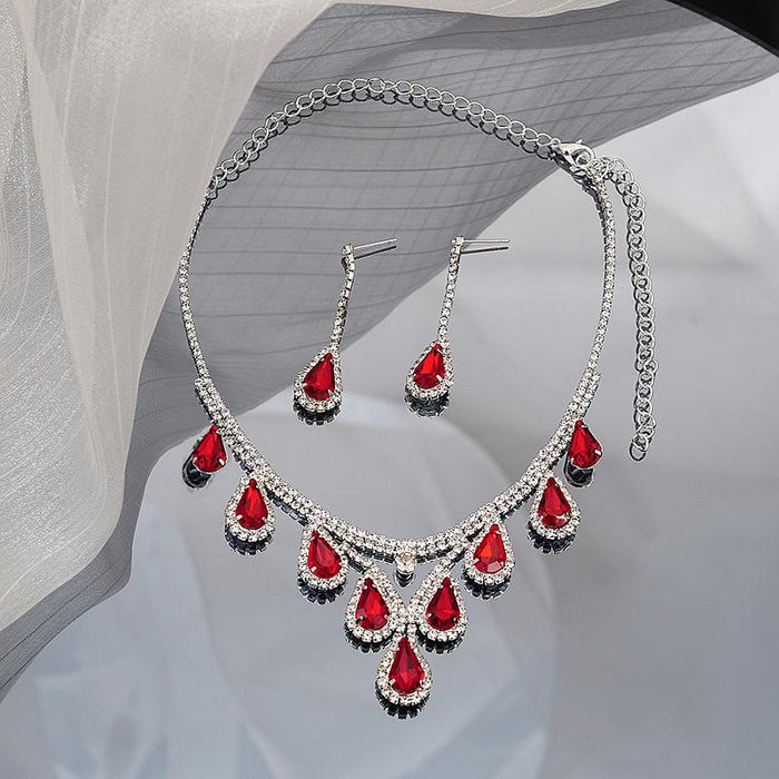 New Fashion Exquisite Necklace Earring Set Jewelry