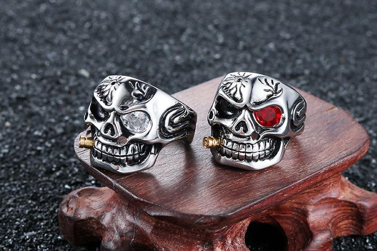 Domineering Skull Stainless Steel Ring