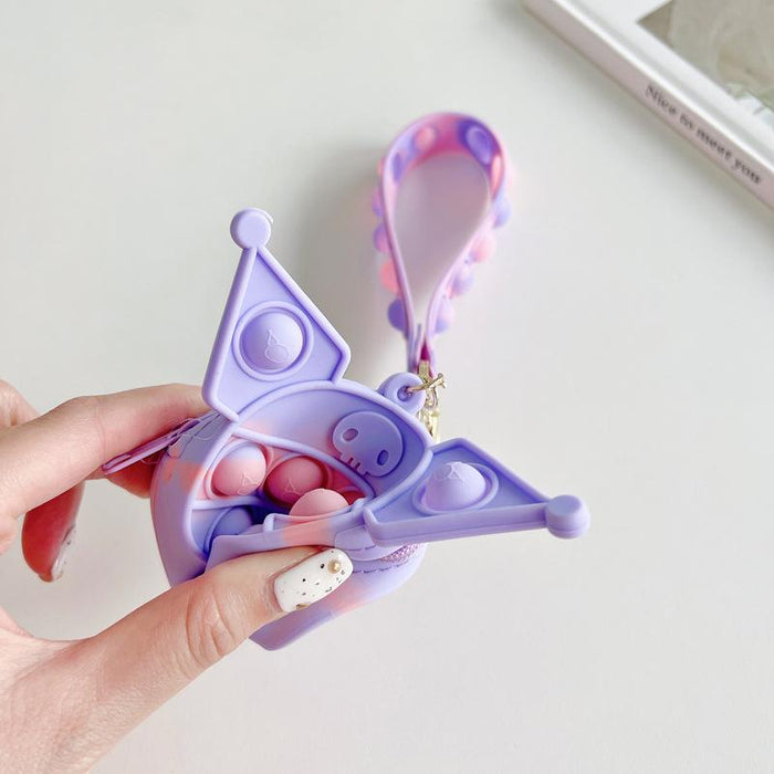 Silicone Mini Coin Purse Keychain