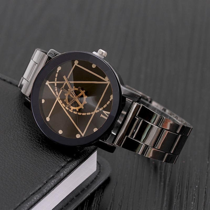 Fashion Stainless Steel Watch for Man Quartz Wrist Watch