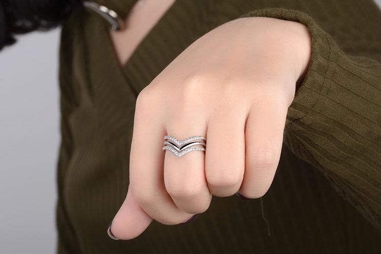 Fashion Personality Creative Geometric Opening Ring