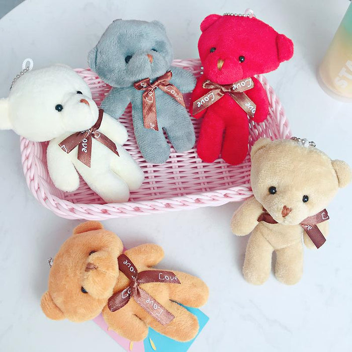 Cute Plush Bear Keychain Doll