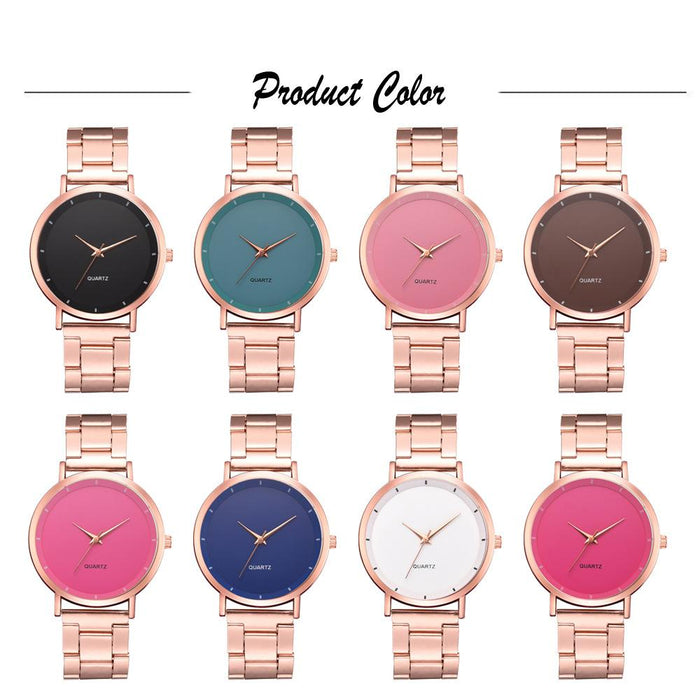 Women Watches Fashion Rose Gold Lady Wrist Watch