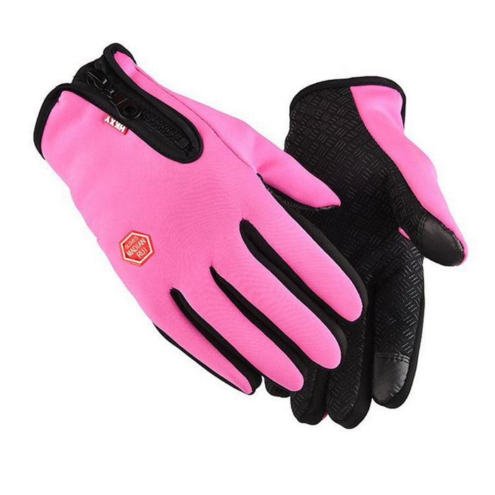 Winter Women Men Touch Cold Waterproof Motorcycle Cycle Gloves