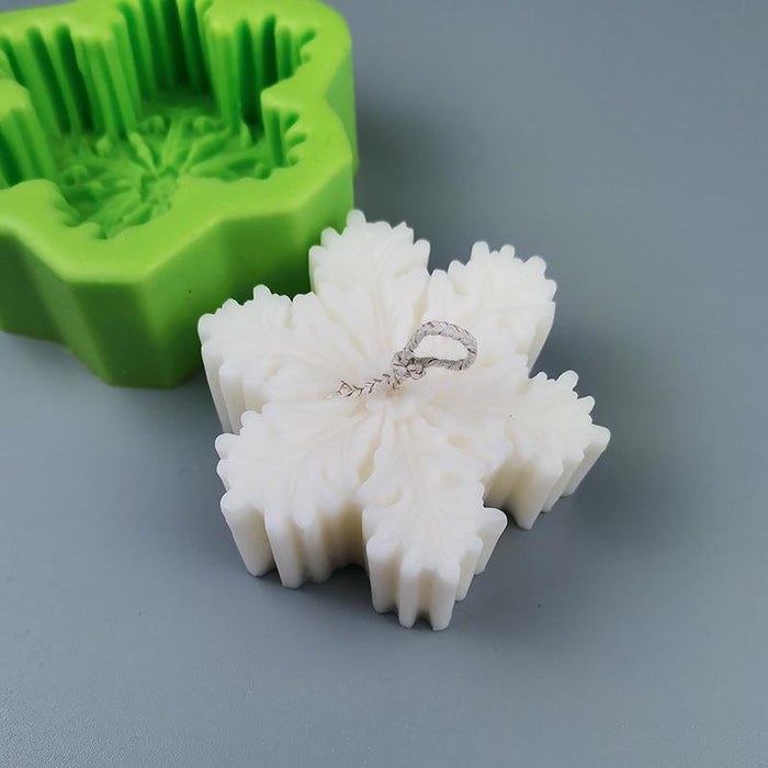 Christmas Snowflake Handmade Soap Epoxy Candle Mold