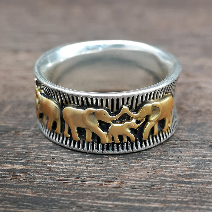 Fashion Simple Creative Elephant Ring