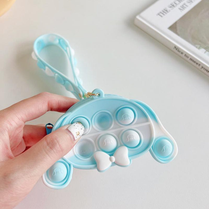 Silicone Mini Coin Purse Keychain