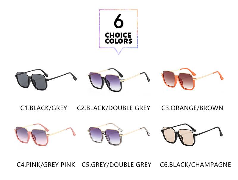 Box sun retro avant-garde Sunglasses