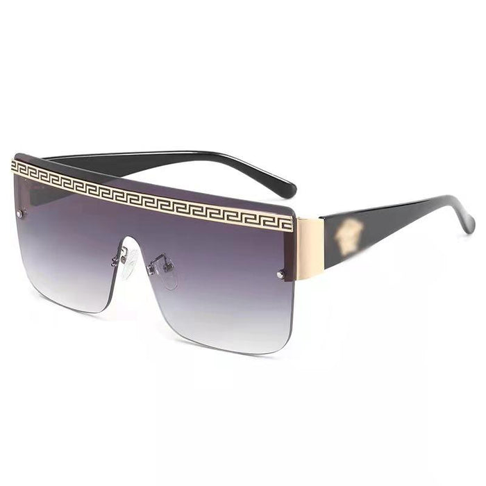 Frameless men's Sunglasses sunscreen conjoined Sunglasses