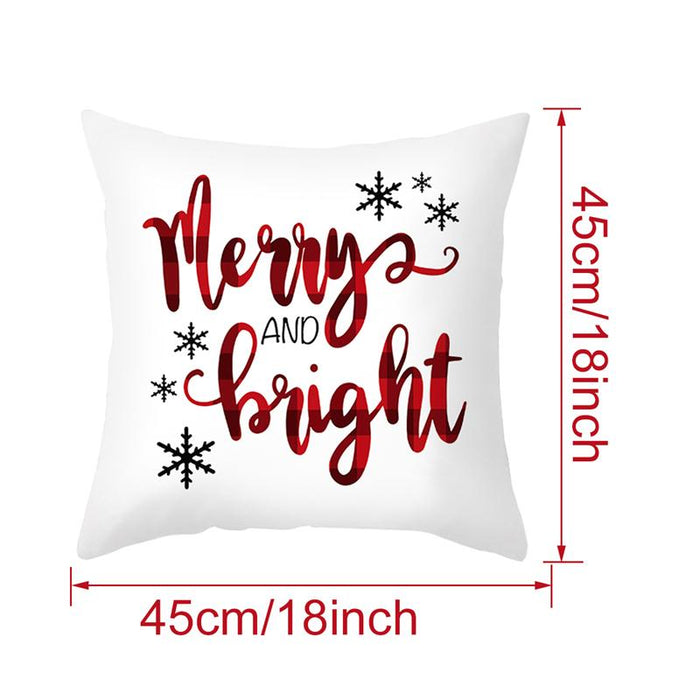 45cm Cushion Cover Christmas Decoration