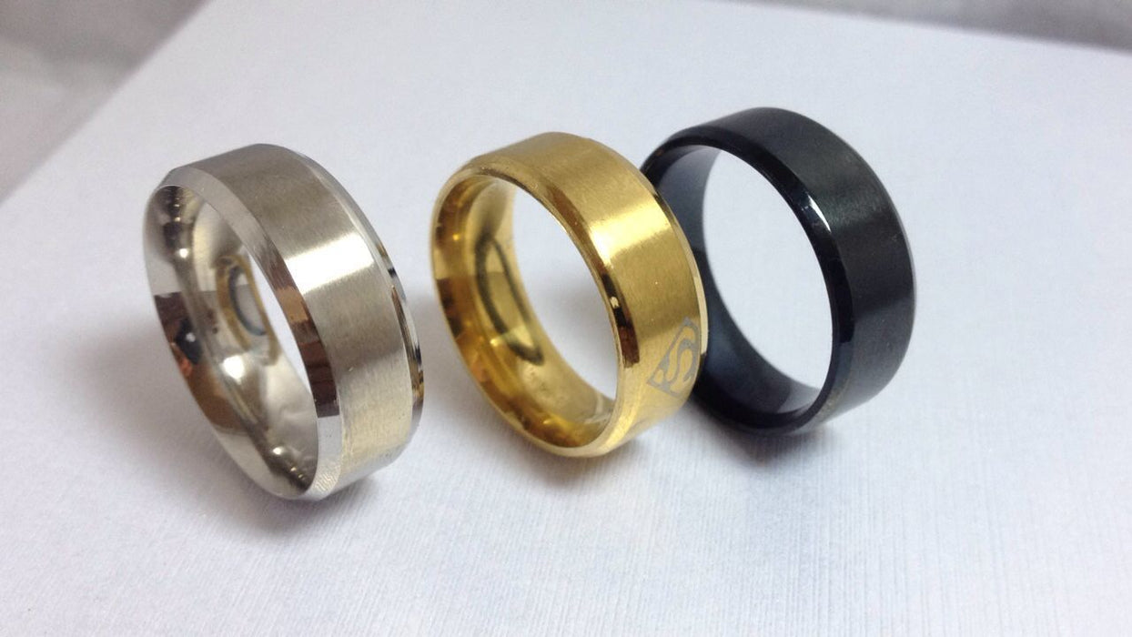 Stainless Steel Matte Ring