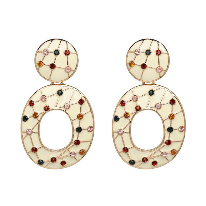New Creative Personalized Round Women's Earrings Accessories