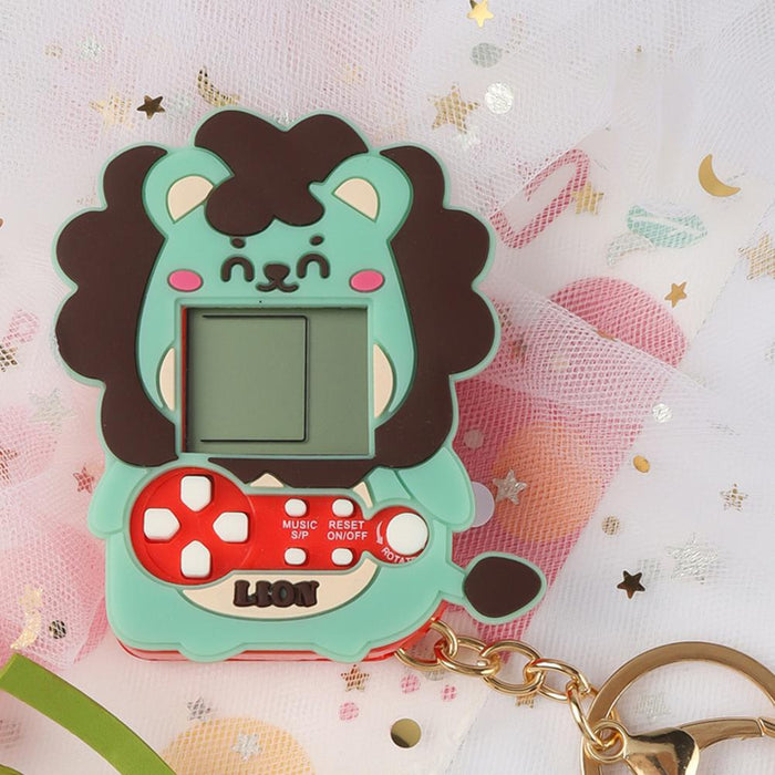Portable Compact Game Console Keychain Game Console Pendant