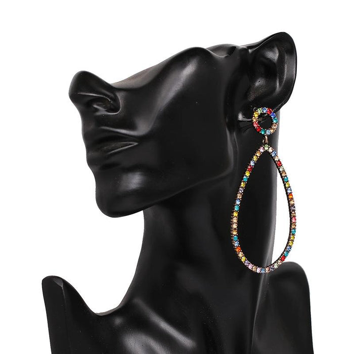 New Creative Versatile Women's Round Fashion Earrings Accessories