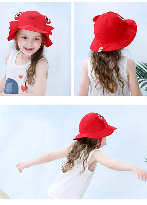 Summer Children's Cute Cartoon Baby Outdoor Sunscreen Hat