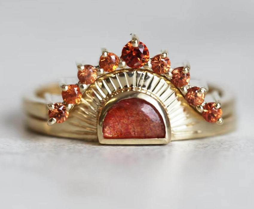 Hot Selling Sun Ring Three Piece Set