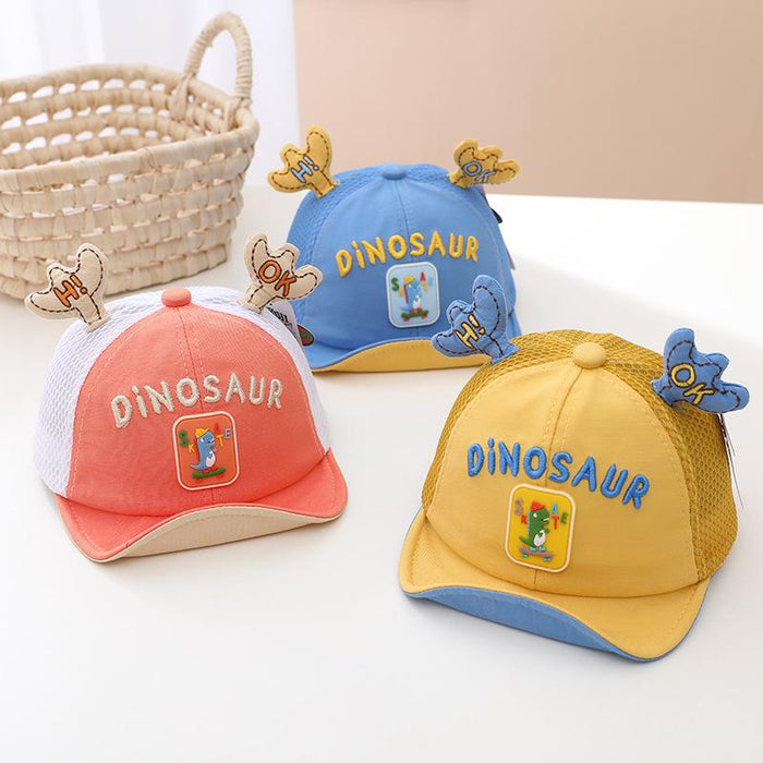 Summer Cute Dinosaur Antlers Children n Baby's Net Cap