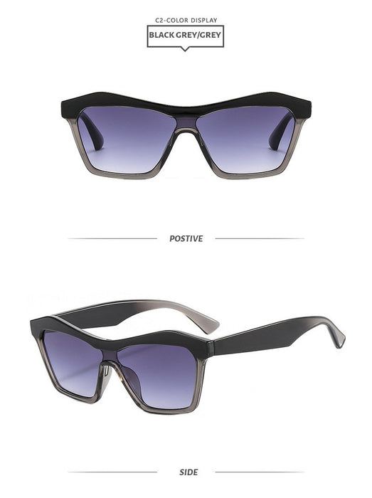 One piece gradient personalized Sunglasses