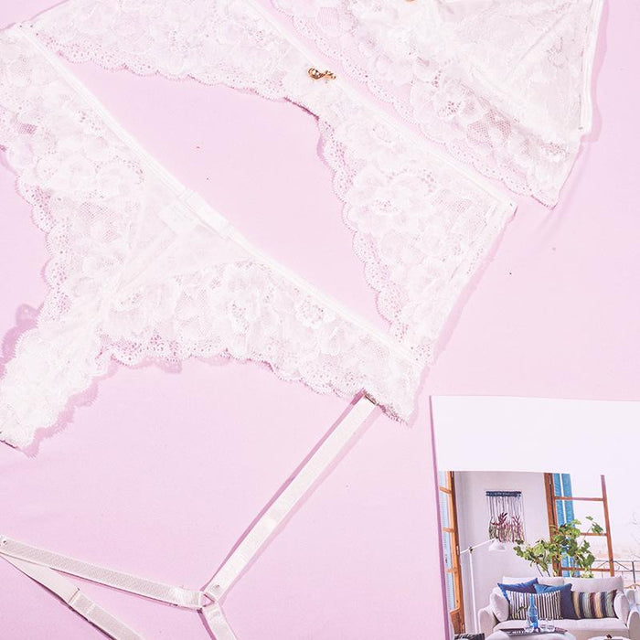 Spring/Summer Sexy Lingerie Ladies Lace Underwear Set