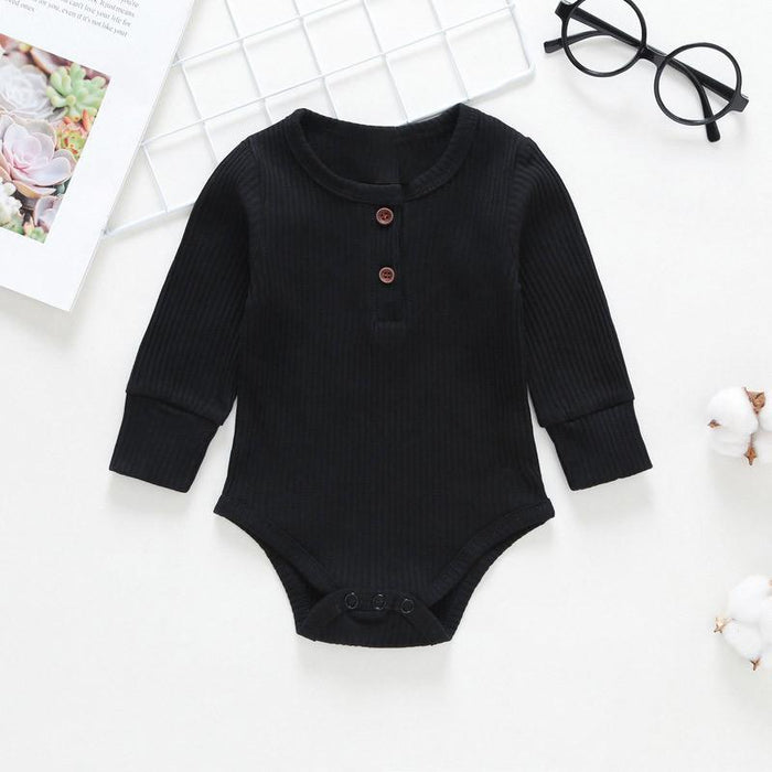 Newborn Clothes Baby Solid Color Romper