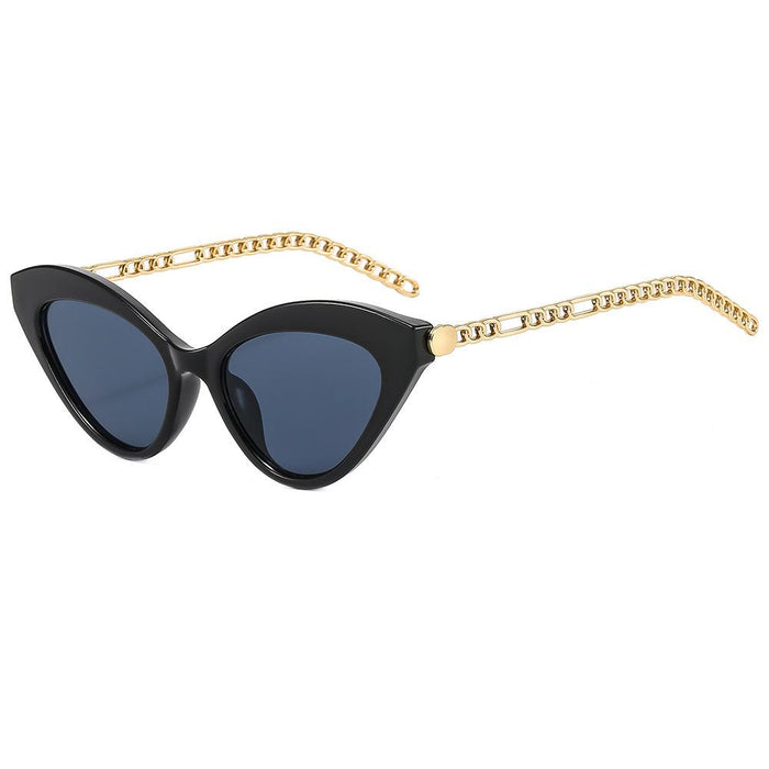 Cat's eye chain Sunglasses