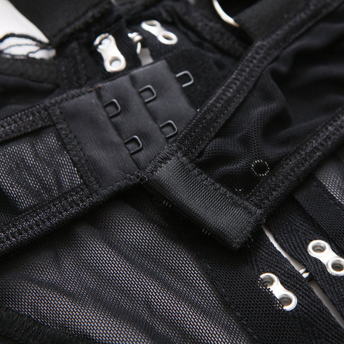 Women's Mesh Sexy Bodysuit One-piece Lingerie