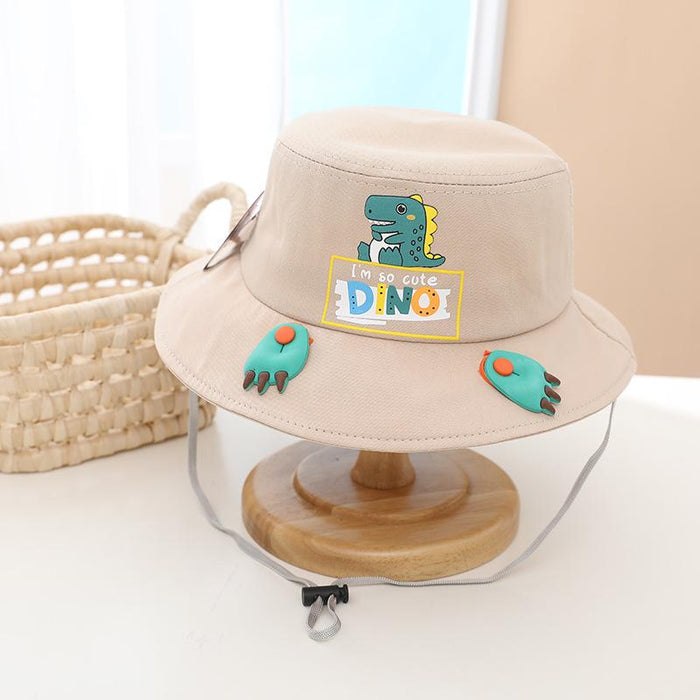 Summer Children's Dinosaur Foot Sunshade Mesh Hat