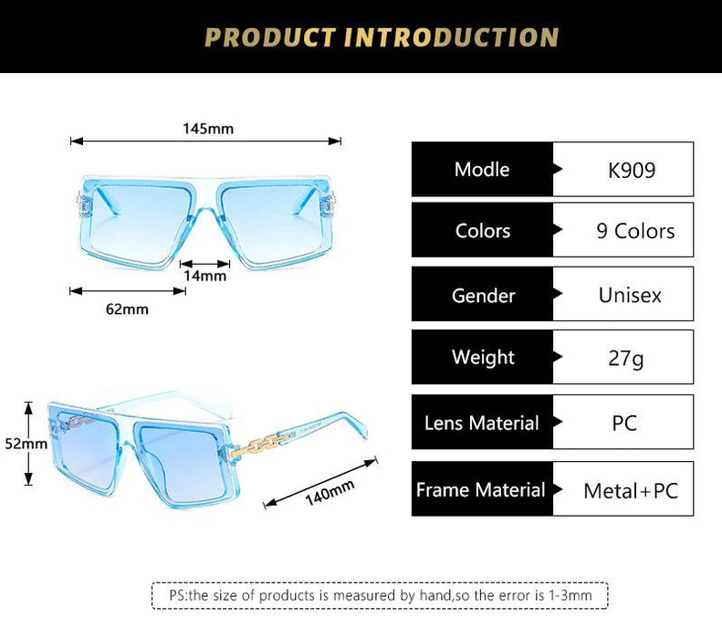 Metal irregular Sunglasses