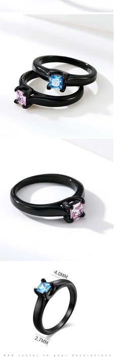 Fashion Titanium Steel Stainless Steel Women's Ring Jewelry