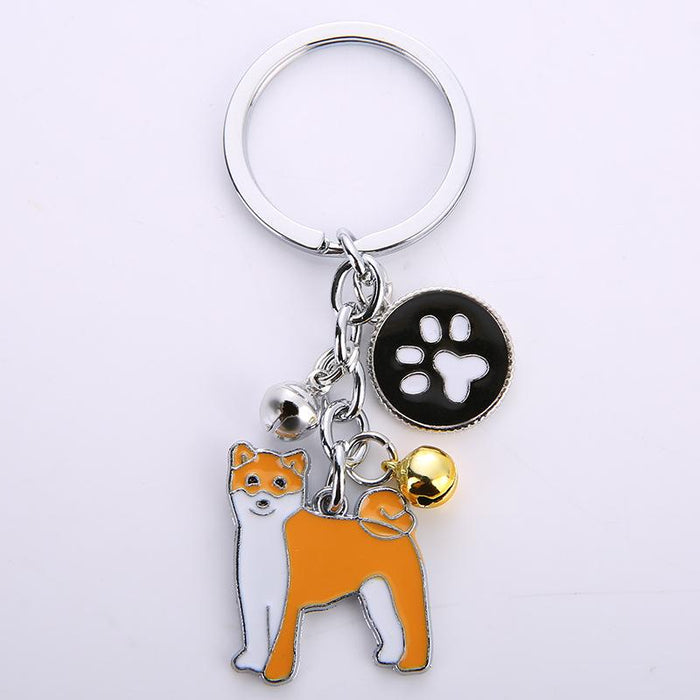 Creative Pet Dog Metal Keychain